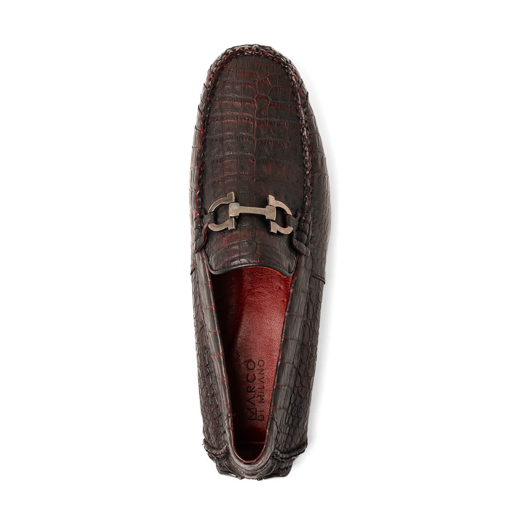 Marco Di Milano Parma Black Cherry Caiman Belly Bit Drivers - 8