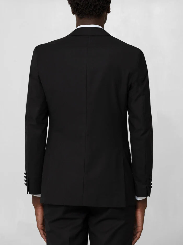 Black Peak Lapel Ticket Pocket Tuxedo - 34 Short or Extra Small
