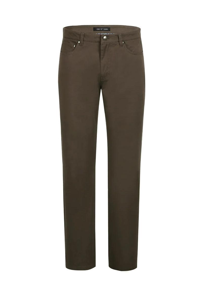 "Sophisticated Style: Pelago Chino Dress Pants for Prom and Wedding Elegance" - Brown