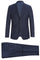 Pelago Navy Blue Wool Suit: 2-Button Slim-Fit for Sophisticated Travelers - Elegant Mensattire