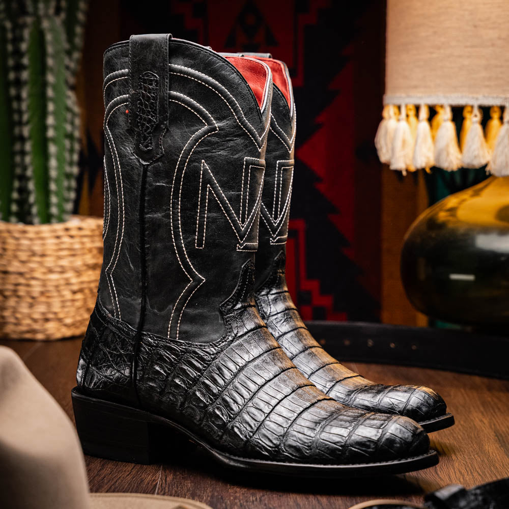 Marco_Di_Milano Phoenix Black Luxury Leather Shoe