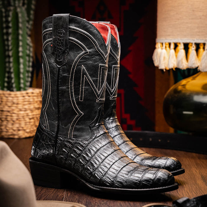 Marco_Di_Milano Phoenix Black Luxury Leather Shoe