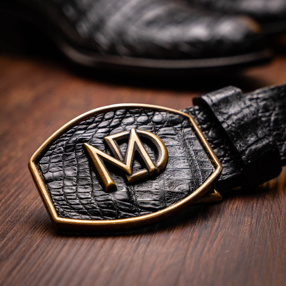 Marco_Di_Milano Phoenix Black Luxury Leather Shoe