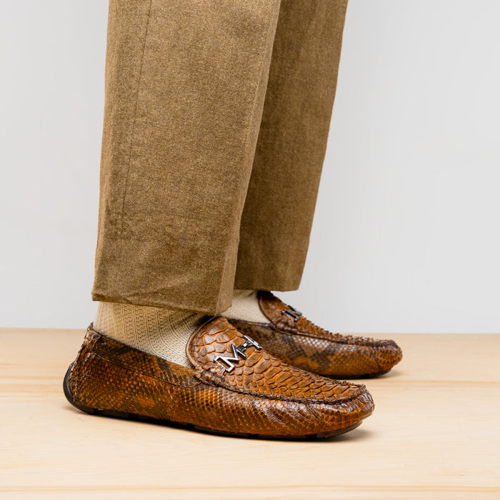 Marco_Di_Milano Pia Cognac Leather Luxury Shoe