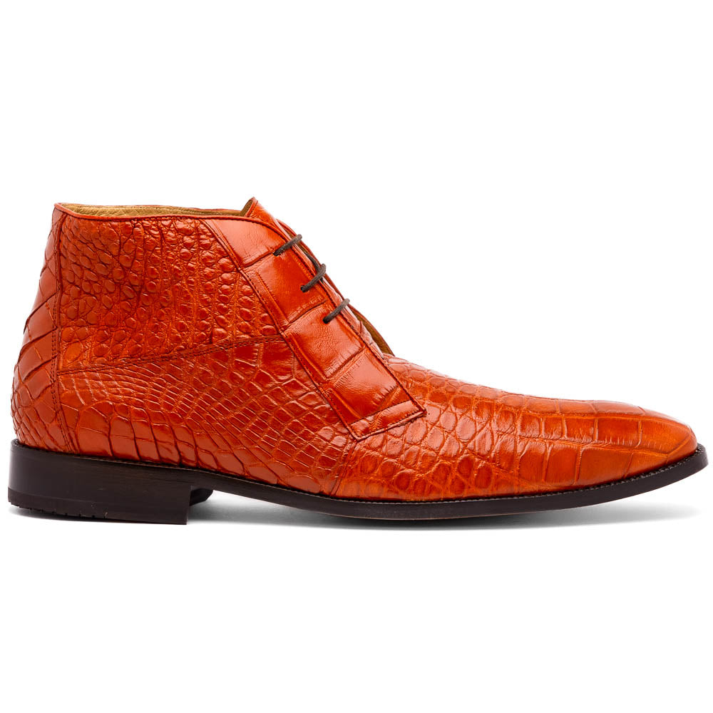 Marco Di Milano Pietro Honey Alligator Chukka Boots - 8