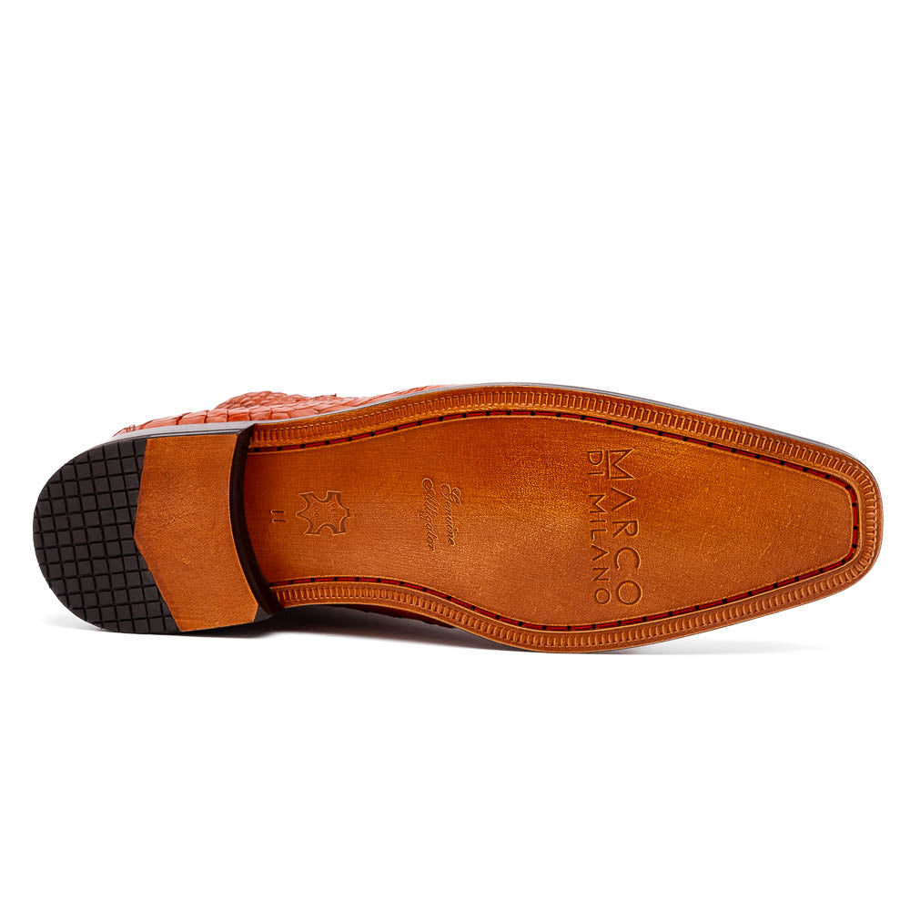 Marco Di Milano Pietro Honey Alligator Chukka Boots - 8