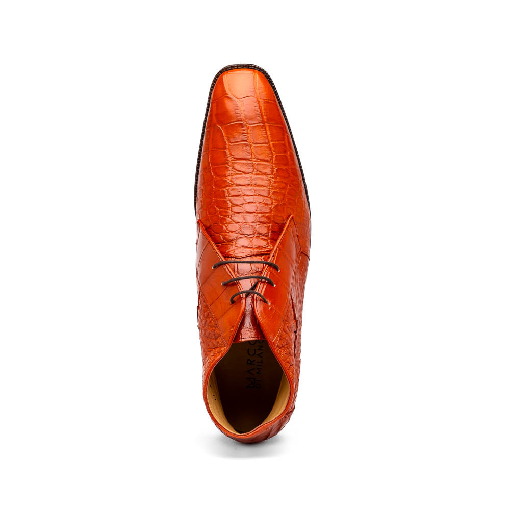 Marco Di Milano Pietro Honey Alligator Chukka Boots - 8