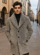 Vintage Pimp Coat – Gangster 1920s Leopard Faux Fur Long Overcoat