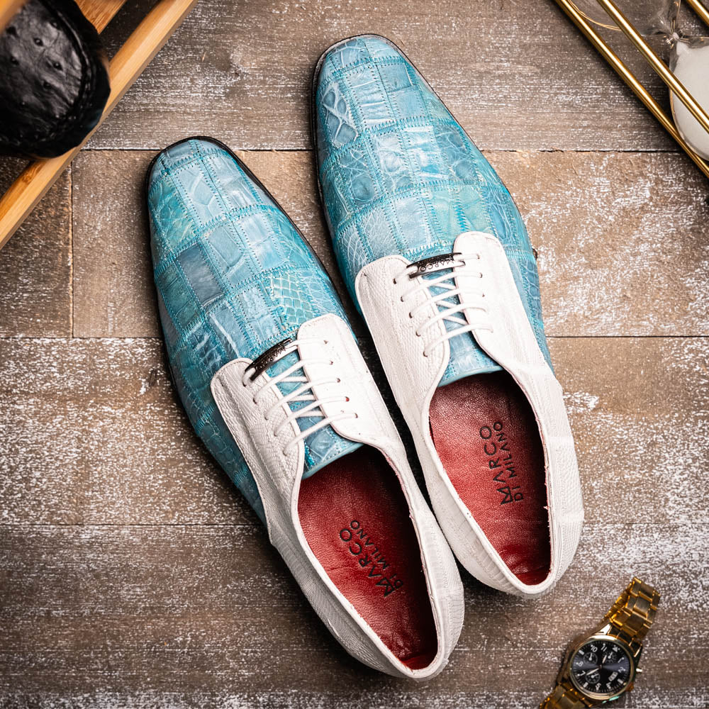 Marco Di Milano Pissa Aqua/White - 8 USA