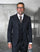 Statement Men's 3 Piece 100% Wool Fashion Suit - Unique Checker Pattern