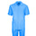 Mens Powder Blue Linen Casual Suit Set