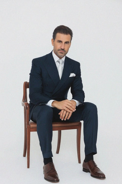 Classic Fit Double Breasted Suit