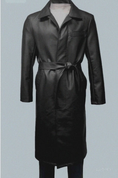men-s-black-pu-belted-trench-coat1
