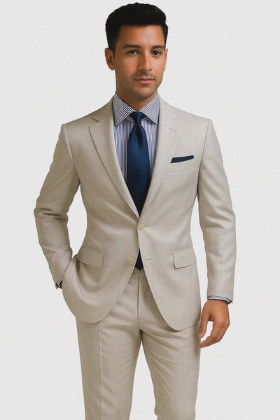 Silver Summer Fabric Suit