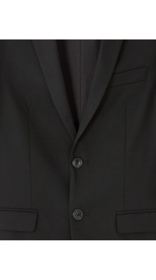 Slim Bi-Stretch Suit Jacket - Black
