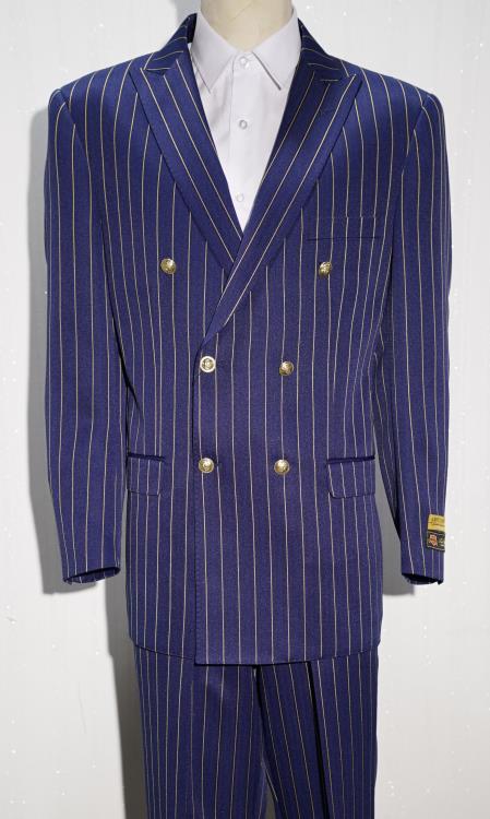 Double Breasted Suit Many Styles & Brands $99UP 2pc Men's SHARP Double Breasted DRESS Blazer / Sportcoat Jacket /Purple/White Bold Stripe