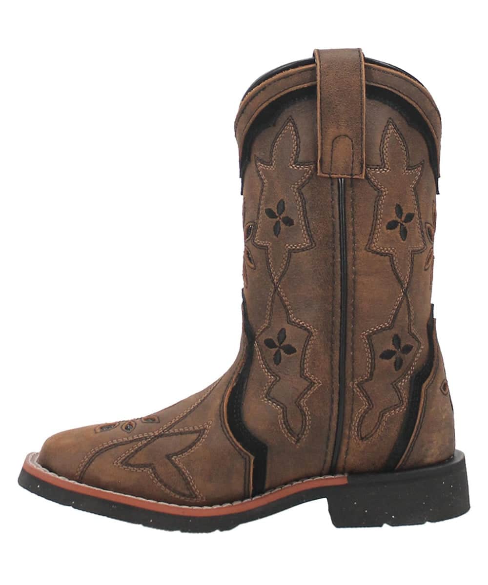 Dan Post Girls' Posy Square Toe Boot - 8.5D