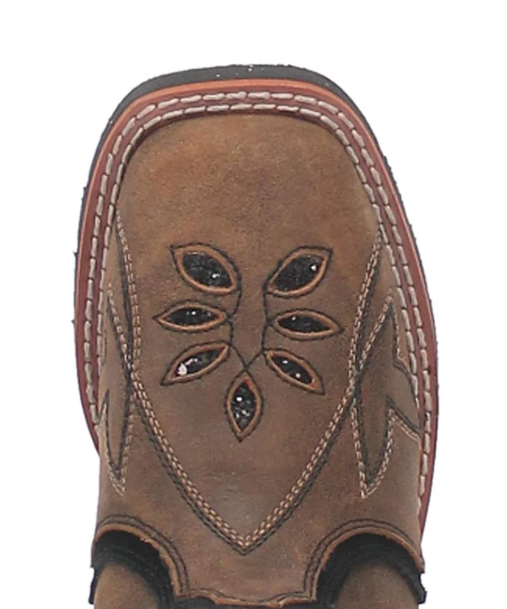 Dan Post Girls' Posy Square Toe Boot - 8.5D