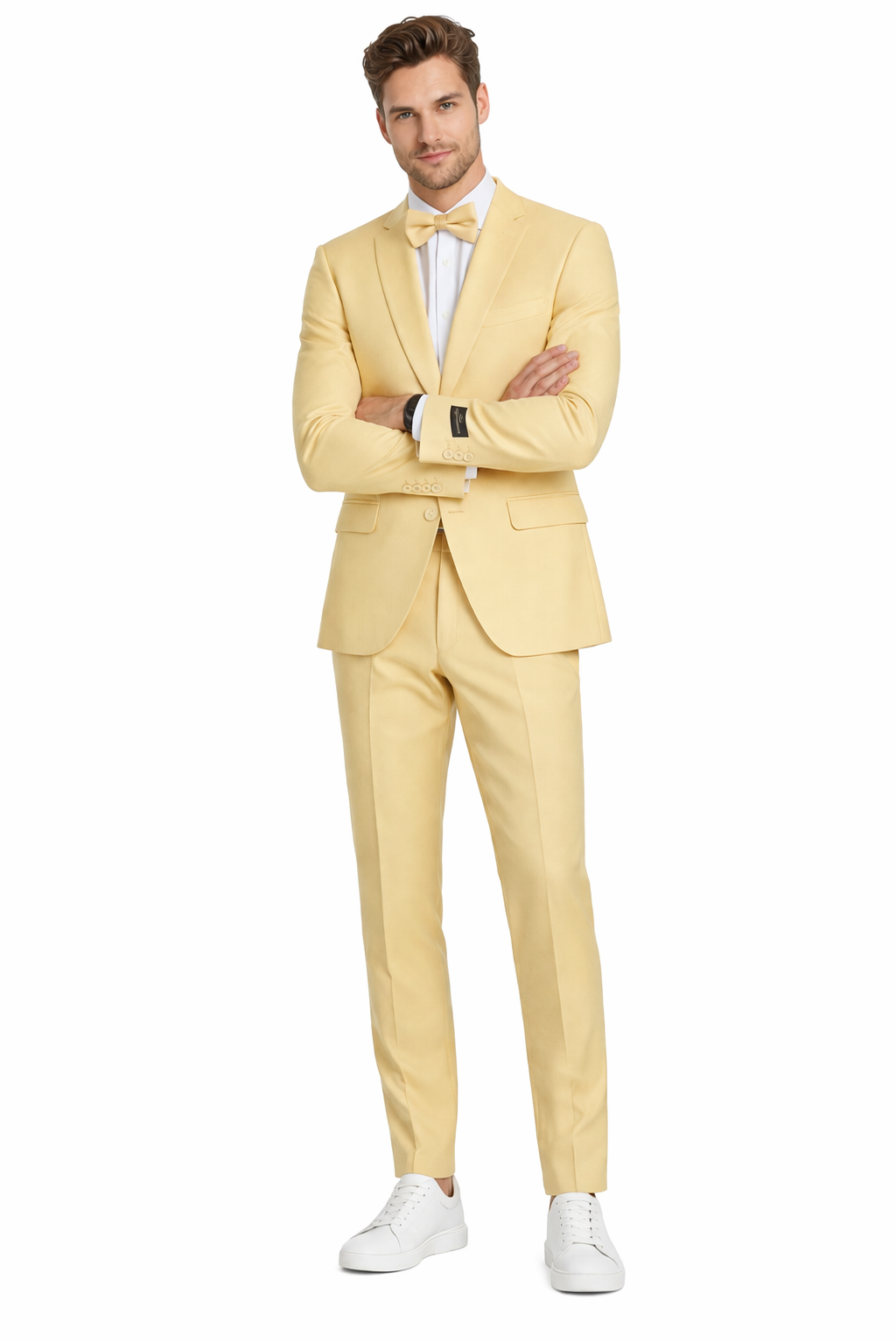 Prom 2026 Suit - Light Gold Prom Tuxedo - Summer Slim Fit Suits