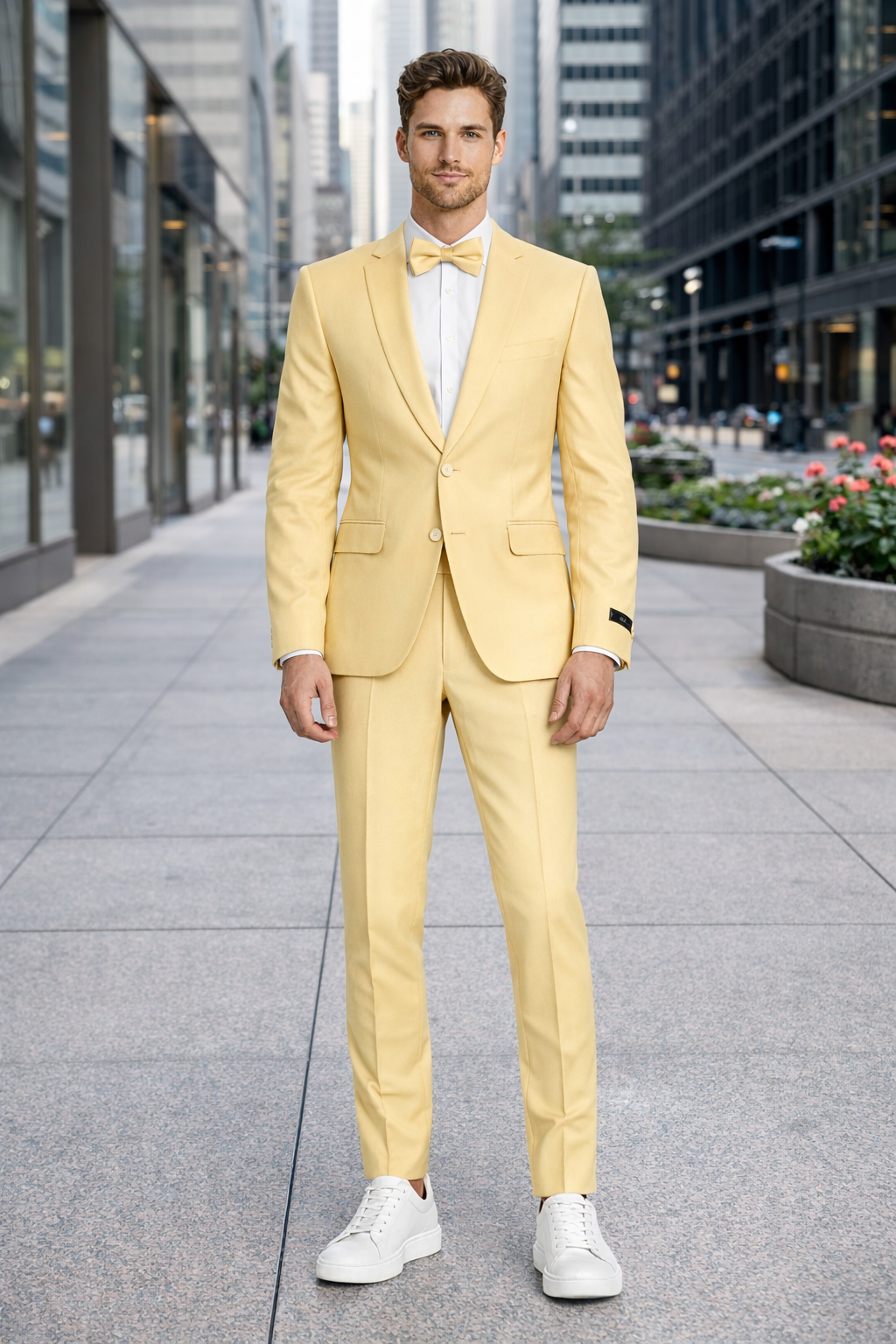 Prom 2026 Suit - Light Gold Prom Tuxedo - Summer Slim Fit Suits