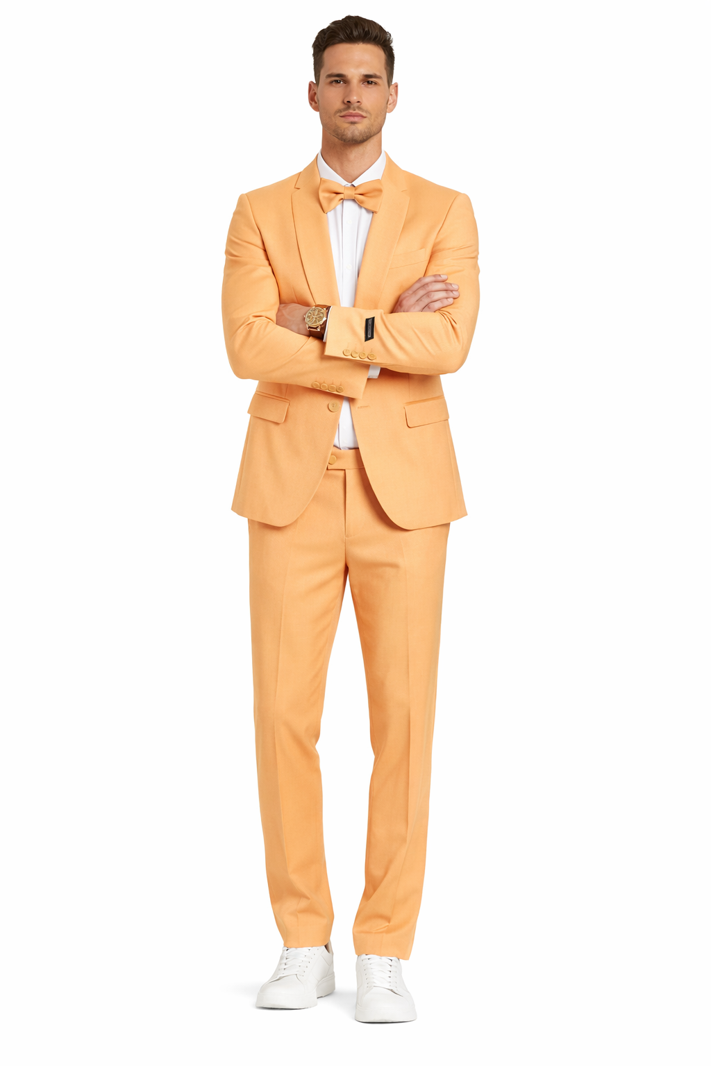 Prom 2026 Suit - Light Orange Prom Tuxedo - Summer Slim Fit Suits