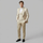 Tan Floral Shawl Lapel Tuxedo Set – Wedding and Prom