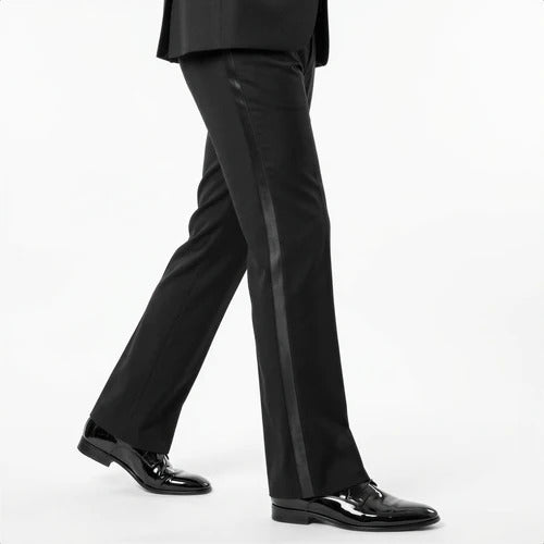 Bootcut wedding suit Black Peak Lapel Bootcut Tuxedo – Prom and Wedding