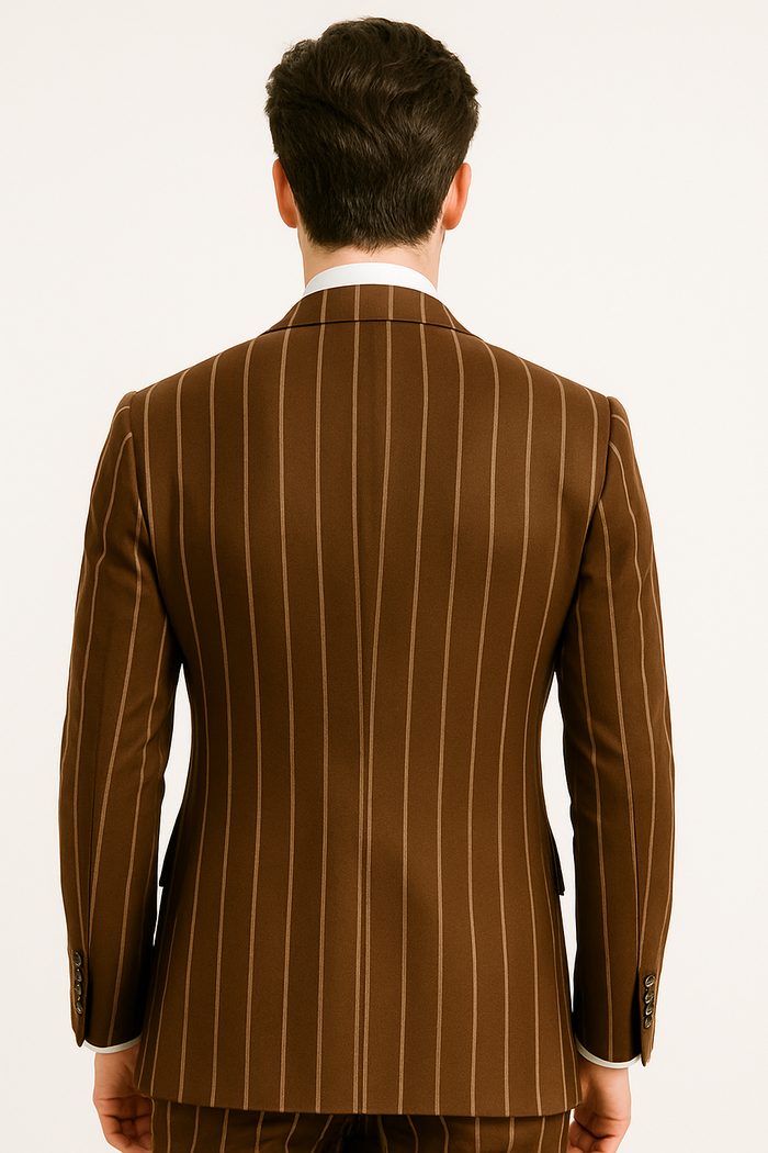 Purple Pinstripe Suit - Gangster Suit - 1920's Suit - Double Breasted Suit - New Arrival