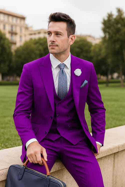 purple-suit-for-men-double-breasted-vest-2-button-peak-lapel