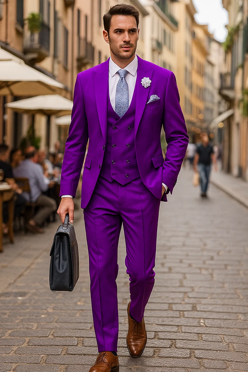 purple-suit-for-men-double-breasted-vest-2-button-peak-lapel
