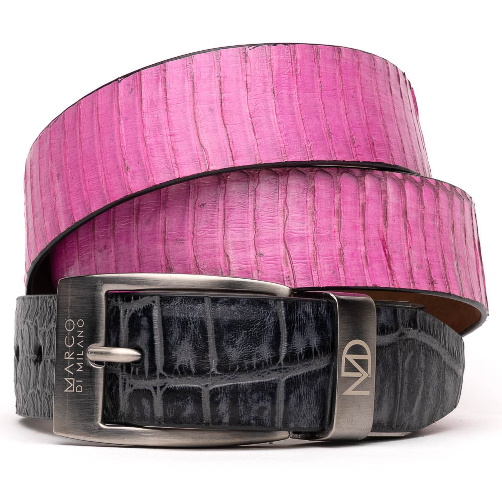 Marco Di Milano Moncalieri Belt Pink / Gray - 36