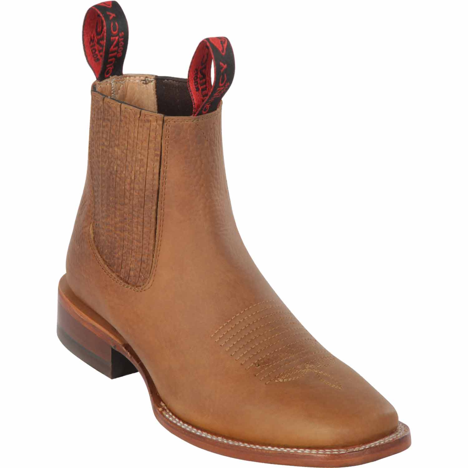 Men's Quincy Wide Square Toe Ankle Boot Q82B2731 - 6