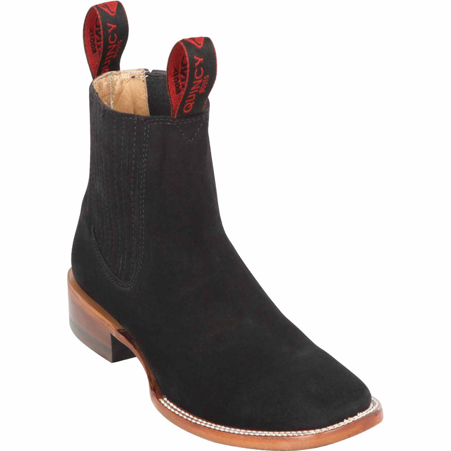 Men's Quincy Wide Square Toe Ankle Boot Q82B6305 - 6