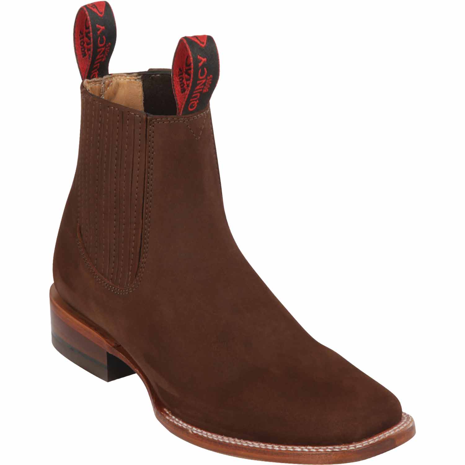 Men's Quincy Wide Square Toe Ankle Boot Q82B6394 - 6