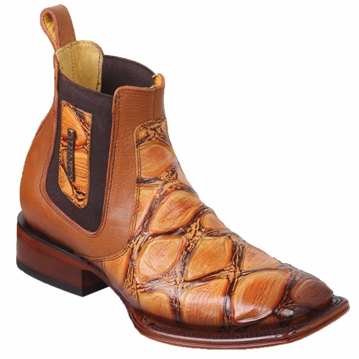 Men´s Quincy Wide Square Toe Ankle Boot Q82B1051 - 6