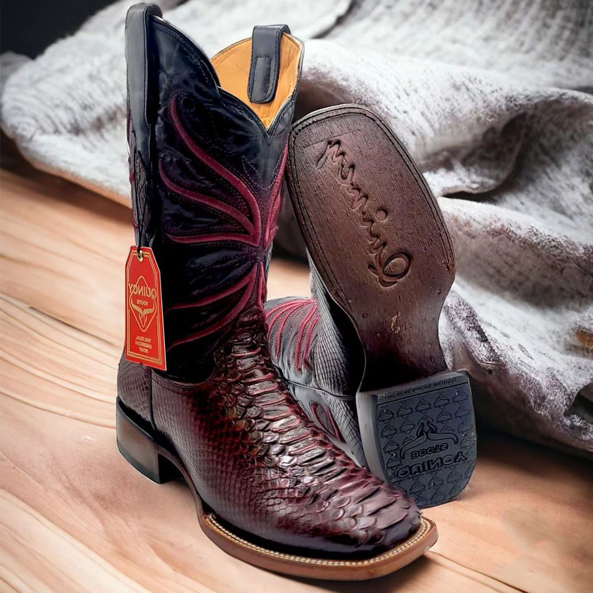 Print Python Cowboy Boots - EE