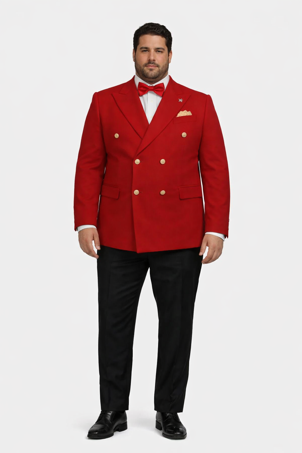 Red Double Breasted Sport Coat - Velvet Blazer - S or Small