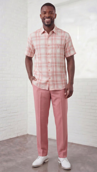 Mens 2 Piece Walking Suit - Classic Plaid - Small