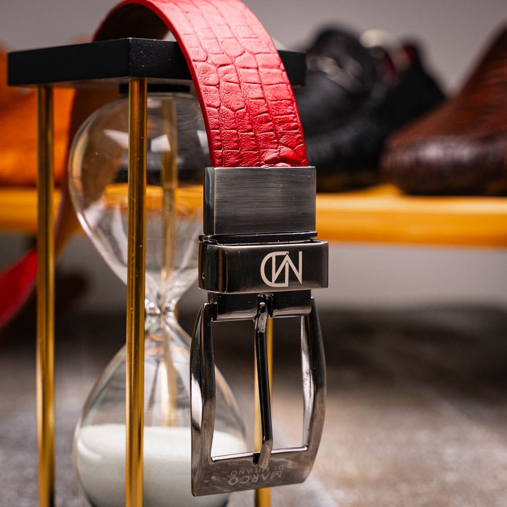 Marco Di Milano Riccardo Belt Red - 36
