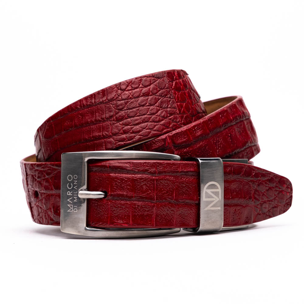 Marco Di Milano Riccardo Belt Red - 36