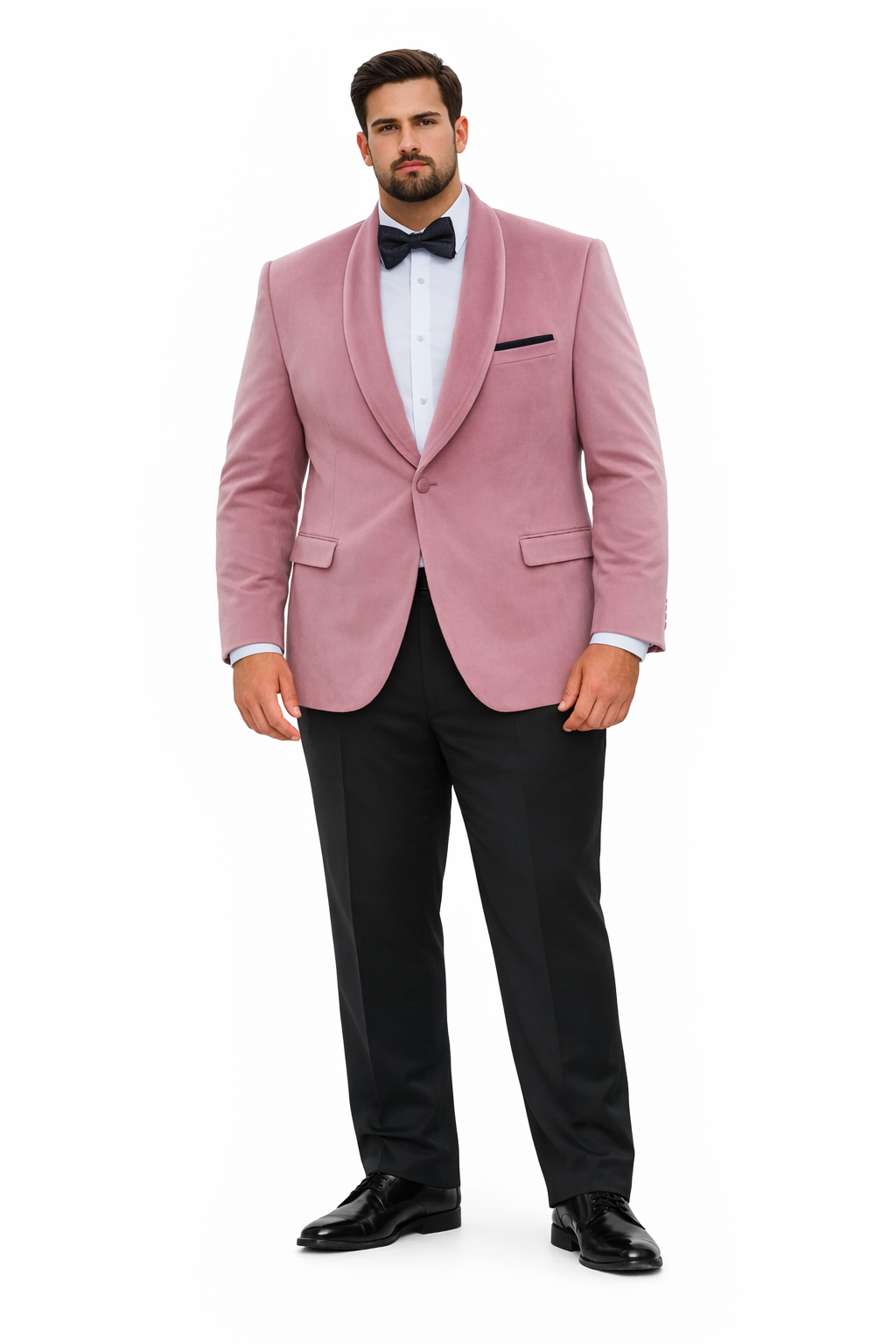 Rose Gold Color Mens Velvet Dinner Jacket - Mens Tuxedo Blazer With Trim Shawl Collar Pink Blush-New Designer Collection