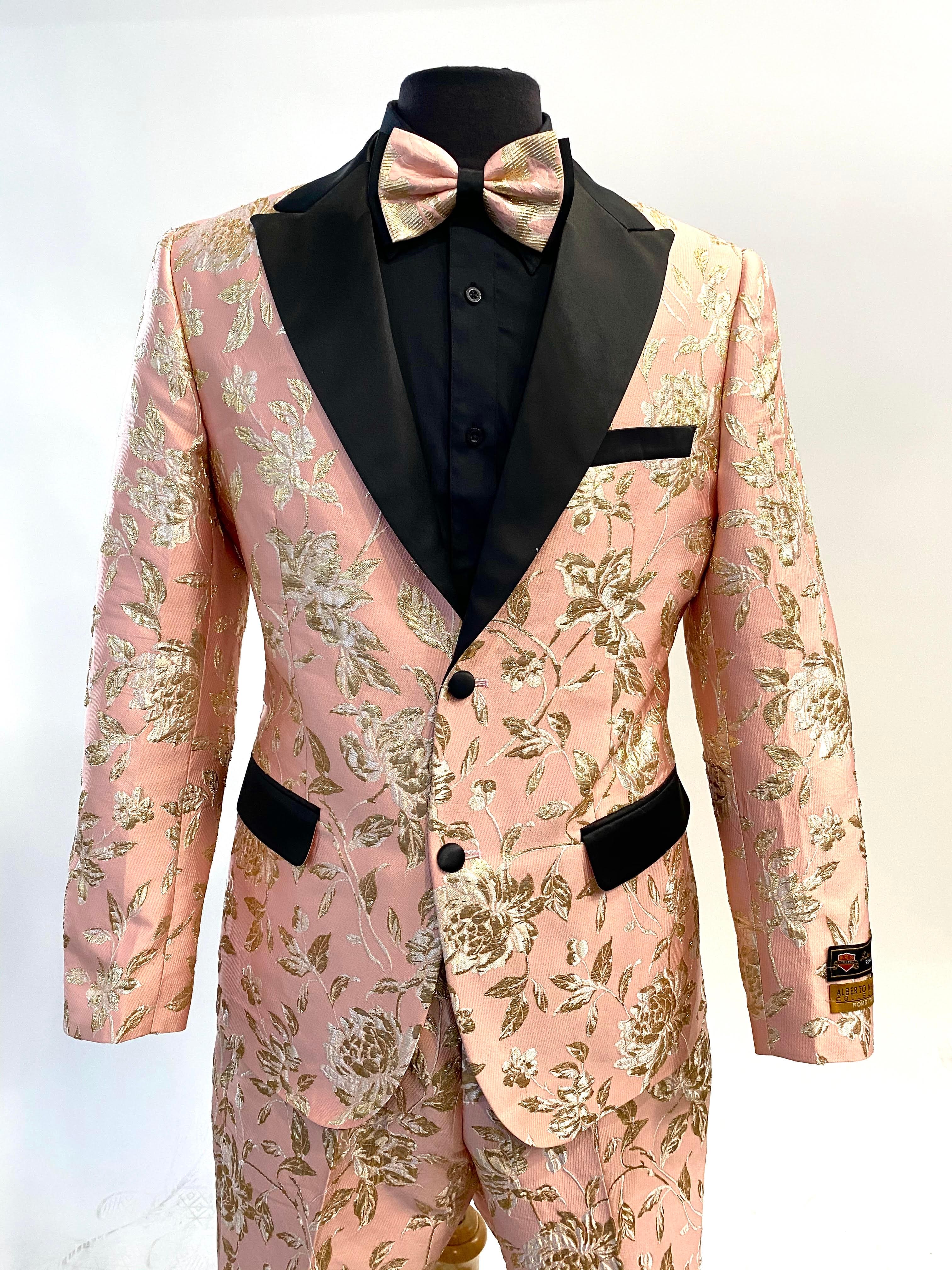 Mens Rose Gold Groomsmen Suits - Rose Gold