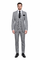 Rossi Man MAX RM1710 Slim Fit 3-Piece Suit – Modern Black and White Suit for Men-New Designer Collection