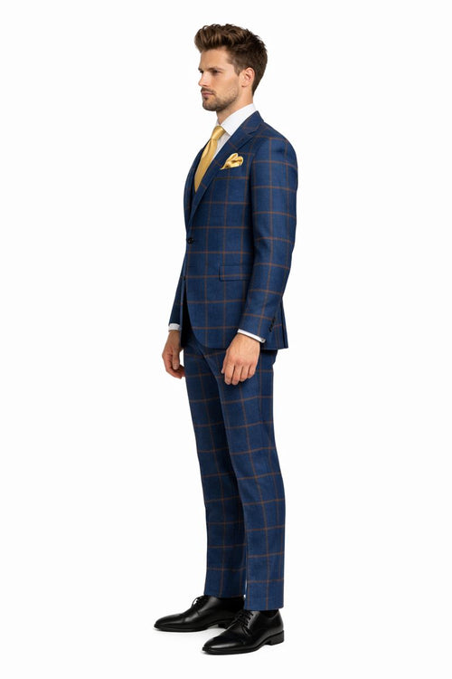 Rossi Man Max RM1840 Slim Fit 3-Piece Formal Suit for Men-New Designer Collection