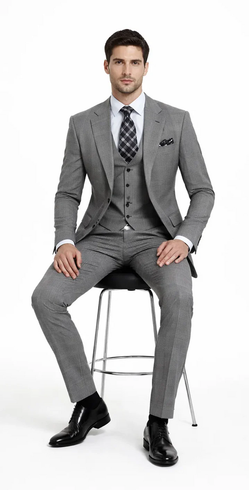 Rossi Man Men's Dress Suit Classic Rossiman Formalwear for Timeless Style