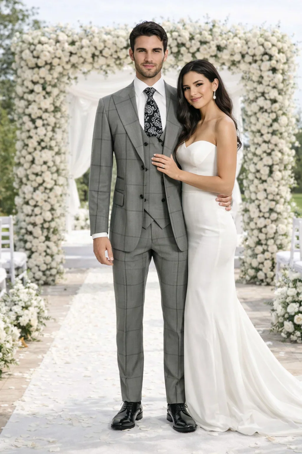 Rossi Man Men's Dress Suit Classic Rossiman Formalwear for Timeless Style