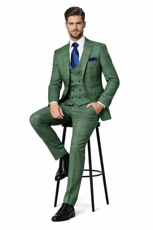 Rossi Man Max RM1841 – Men's Slim Fit 3-Piece Suit for Men
