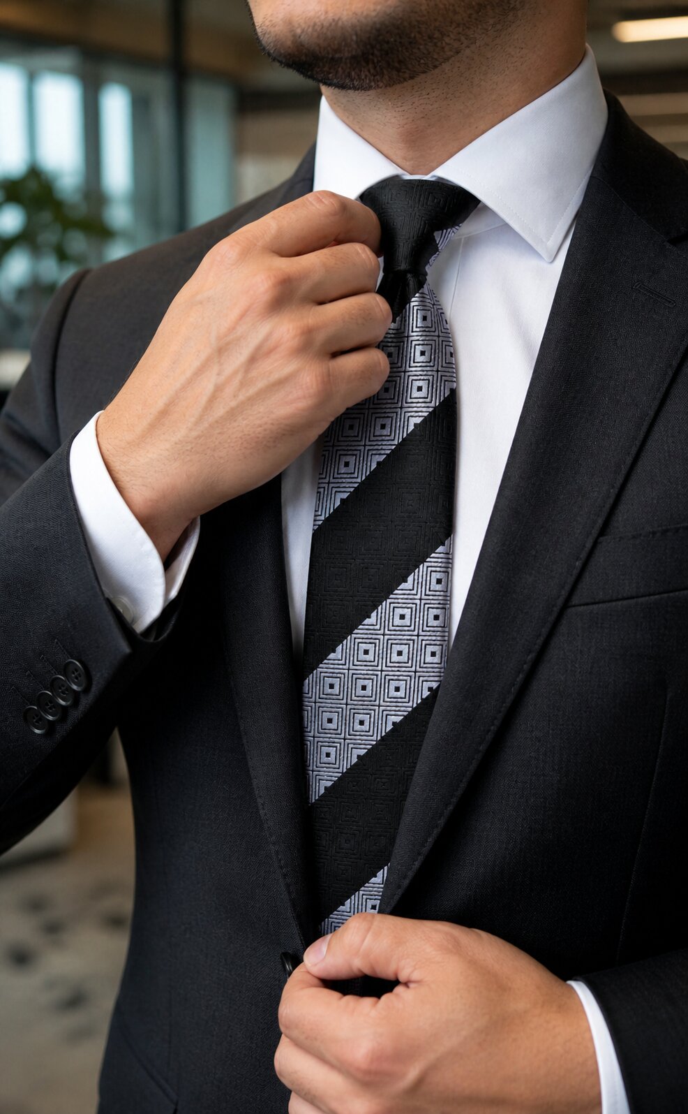 Rossi Man Tie and Pocket Round RMR456-3 - S