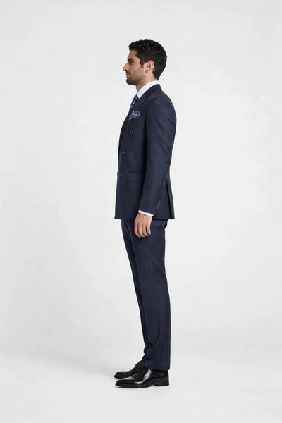 Rossiman Men's Blue Slim Fit Suit â€“ Modern Tailored Formalwear