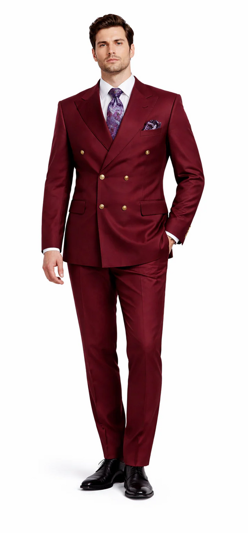Rossiman Men's Formal Dress Suit Elegant Tailored Suit
